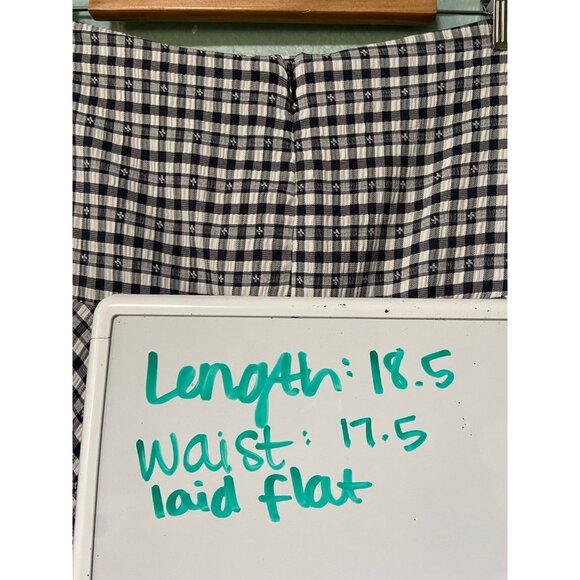 Tommy Hilfiger Women's Navy and White Plaid‎ Skirt Size 12 - Picture 9 of 9